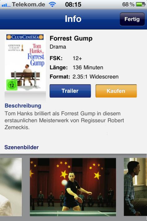 ClubCinema DVD Bonusprogramm jetzt als App