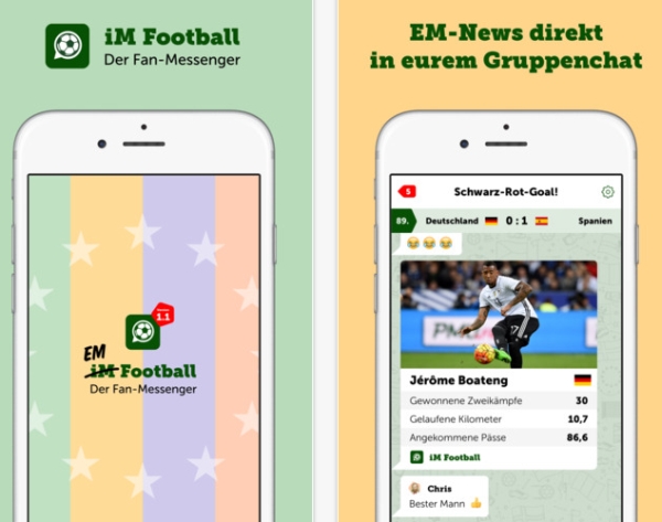 iM Football – kostenloser Fan-Messenger