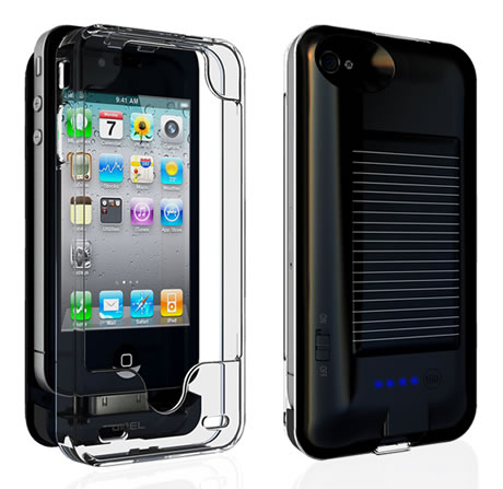 Solar Battery Pack für iPhone 4 - Sonnen-Akku