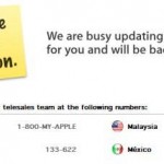 We'll back soon - Apple Store ist nicht erreichbar