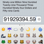 Smileys und Emoticons auf dem iPhone 4 - Spell Number